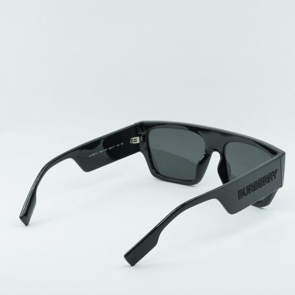 Burberry BE4397U 300187 Micah Square Sunglasses Black Frame, Dark Grey Lenses main image 9